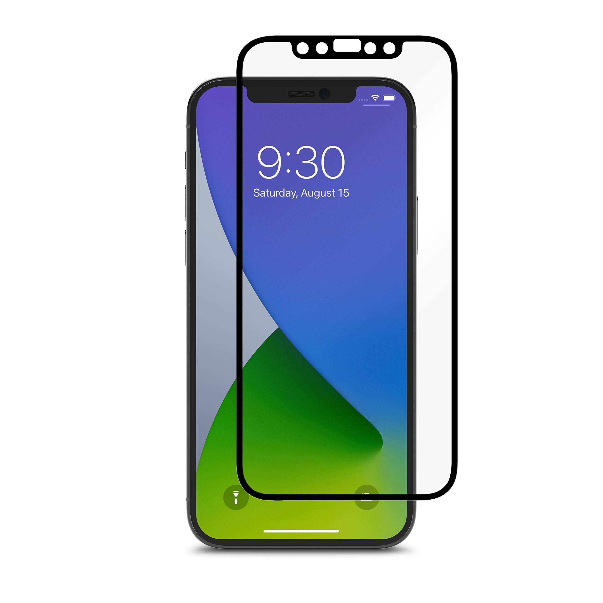 Moshi iVisor AG Matte Screen Protector Compatible with iPhone 12 Pro Max Screen Protector, Edge-to-Edge, Anti-glare, Matte, Easy Install, Bubble-proof, for 6.7" iPhone 12 Pro Max