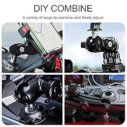 iHYTOON 1 inch Ball Mount Adapter Threaded Post