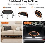 Panana Foldable Mini Trampoline 48 Inch Fitness Rebounder 150kg Capacity view 8