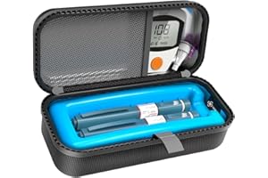 SHBC Insulin Pen Carrying Case Portable Medical Cooler Bag for Diabetes with Protective Ice Brick - Convenient to Changing Needles with Each Injection