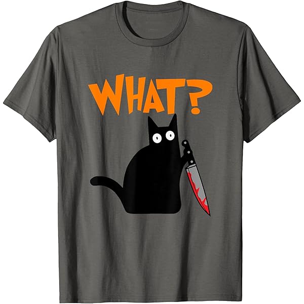 Maglietta Pew Pew Madafakas Gatto Nero Meme - Divertente E Crazy, Unisex