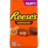 REESE'S Miniatures Milk Chocolate Peanut Butter Cups, 30 oz | Mini Milk Chocolate Peanut Butter Cups, Kosher, Gluten Free, Individually Wrapped for Candy Dishes and Party Sharing, 30 oz