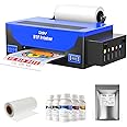 DTF Printer A3 L1800 Transfer Printing Machine T-Shirt Direct to Film with White Ink Circulation and Semi-Automatic Cleaning (Printer+Ink+Powder+Film)