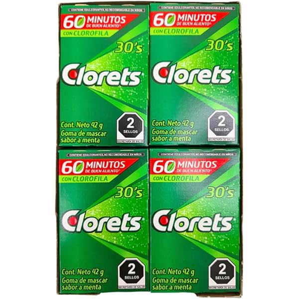 Amazon.com : Clorets Mint Flavored Gum 60 Pack : Grocery & Gourmet