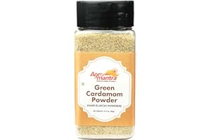 Agro Mantra Ground Cardamom Powder 3.17 oz (90g) Elaichi Powder Fresh & Aromatic Spice for Cooking, Baking, Tea & Desserts – Additive-Free Premium Elaichi-Powders for Sweet & Savory Dishes