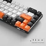 MageGee 60% Mechanical Keyboard Red Switch 68 Key LED Backlit White view 4