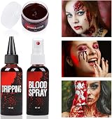 Ptesuply Fake Blood Set 60ml Spray 60ml Dripping 40ml Coagulated Gel view 3