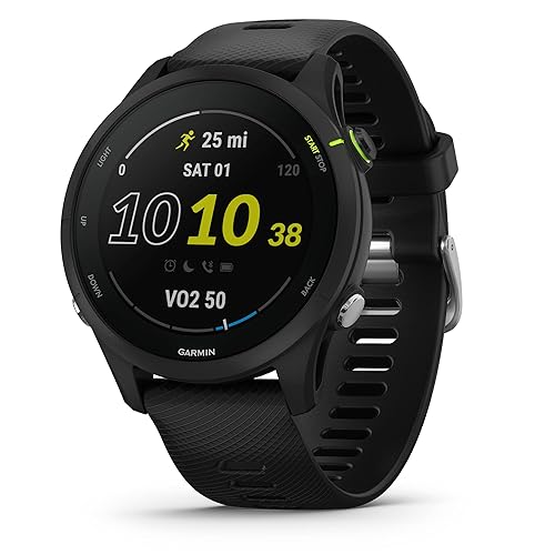 Garmin Forerunner® 255 Music, GPS Running Smartwatch with Music, Advanced  Insights, Long-Lasting Battery, Black 010-02641-20 in Kuwait Whizz  Smart