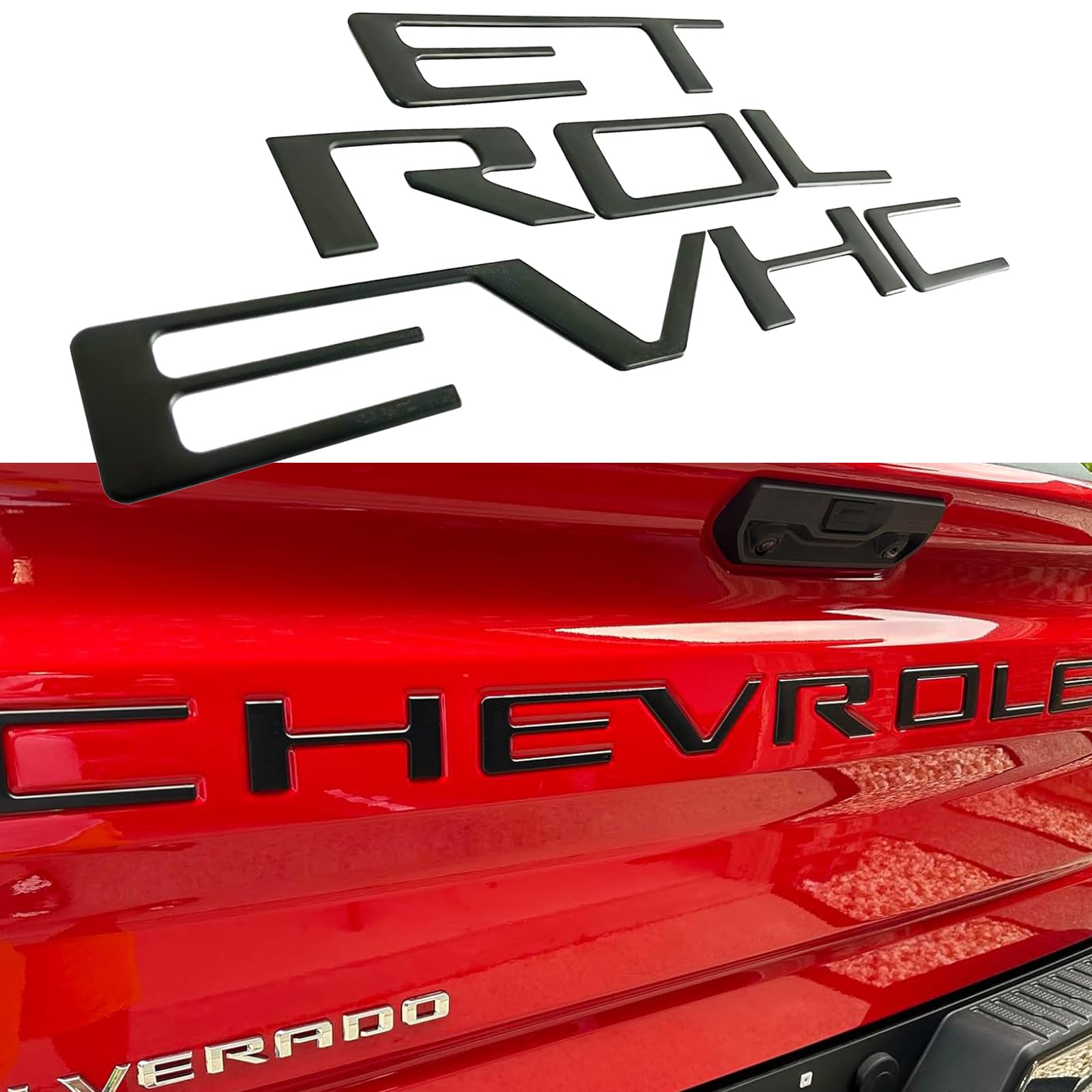 Tailgate Insert Letters Compatible with Chevy