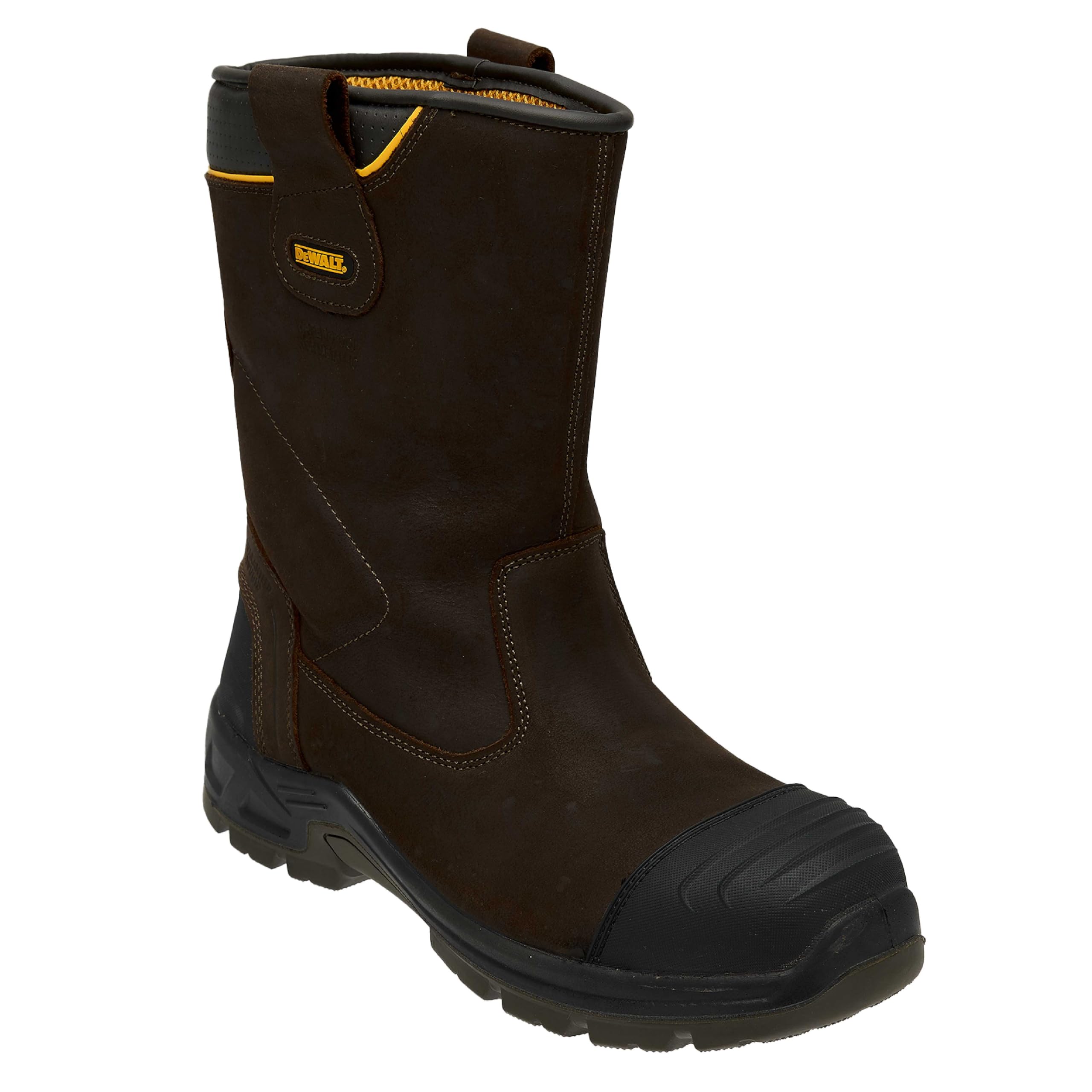 DEWALT MILLINGTON 10 Millington Brown Non-Metallic/Lightweight/Waterproof Rigger Boot, size 10 UK