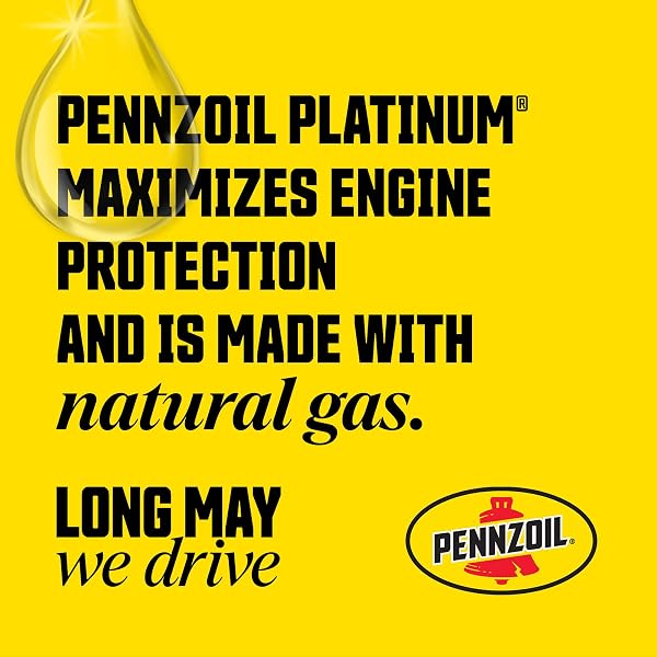 PENNZOIL PLATINUM FULL SYNTHETIC 5W-30 MOTOR OIL, 5 QUART