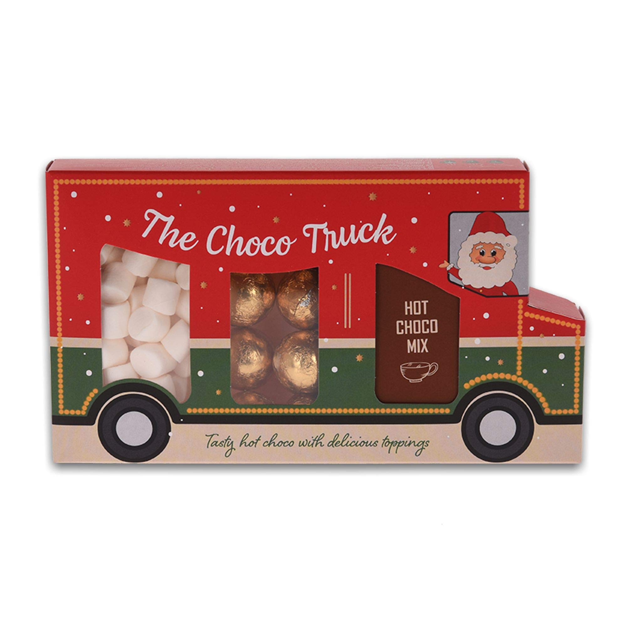 Becky´s Santa's Choco Shop - Drinking Chocolate, Marshmallows and Golden Chocolate Chocolates - 125 g