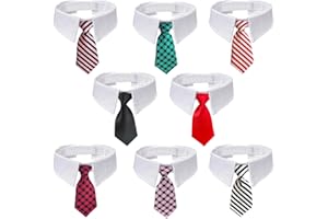 Cat Bow Tie, KOOLMOX Bowtie Cat Collar Adjustable with Various Bow Ties for Dogs, Male Pet Necktie for Small Puppy Boy Dog Co