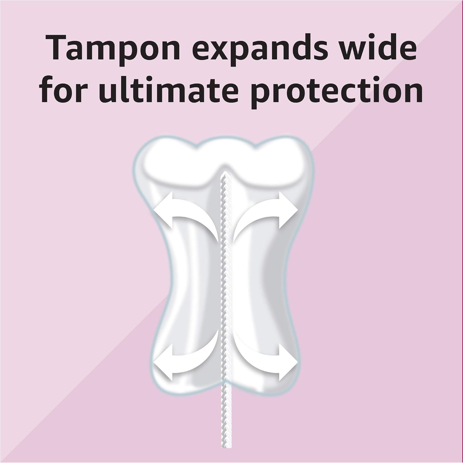  Brand - Solimo Plastic Applicator Tampons, Super Plus Absorbency, Unscented, 36 Count, 1 Pack: Prime Pantry