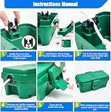 Hrensaw Outdoor Waterproof Electrical Box 8x3.9x3.2 in IP54 Green view 6