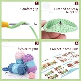 CROCHET BOX Beginner Animal Crochet Kit for Adults with Tutorial Video view 5