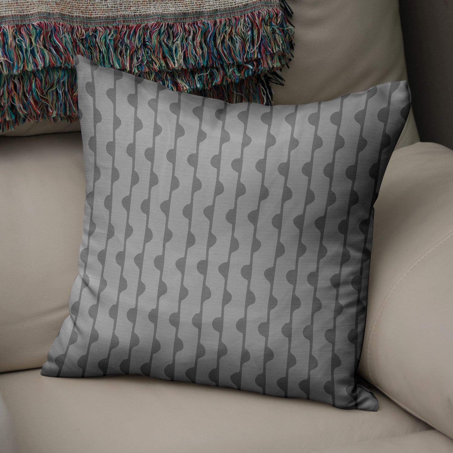 Bonamaison Decorative Cushion Cover Random Pattern, Throw Pillow Covers, Home Decorative Pillowcases for Livingroom, Sofa, Bedroom, Size:43X43 Cm - Designed and Manufactured in Turkey