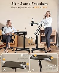 JOY Worker Standing Desk, 28" Small Height