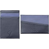 VOLPE Slim Wallet Card Holder Genuine Leather for Men and Women