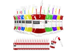 QYYIGUF 30 Pack Halloween Blood Bags for Drinks,Reusable IV Bag Party Drink Container,Vampire Drinks Pouch for Blood of Theme Parties,Masquerade,Zombie,Party Props,Nurses Day,Gifts