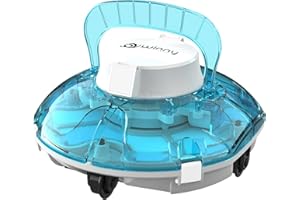 WINNY POOL CLEANER Cordless Robotic Pool Cleaner, Lasts 75 Min, Automatic Vacuum for Above-Ground Pools up to 645 Sq.ft,Portable, Self-Parking