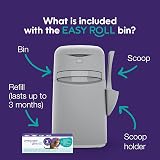 Litter Genie Easy Roll LitterLocker Bin with Tear-Off Bags, Large Opening view 6
