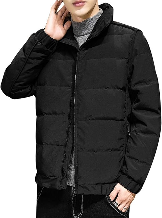 Amazon ダウンジャケット メンズ 秋冬 定番 中綿ジャケット アウター ショート丈 防寒性 保温 快適 厚手 カジュアル スタンドカラー ショート 軽量 厚手 ダウンコットン スリム 暖かい 撥水 防風 冬服 アウトドア 男性 コットン コート ジャケット 通販