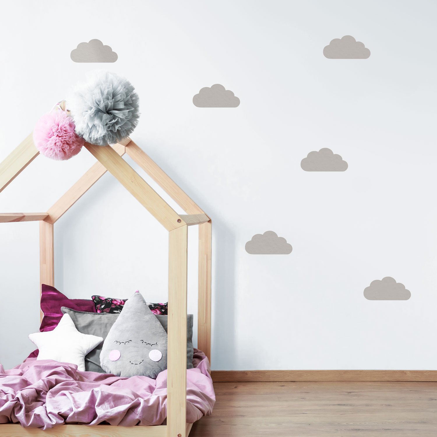 Cloud wall stickers | Mini and regular size | Lots of colours options | Perfect for a baby's nursery or child's bedroom