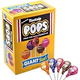 Tootsie Roll Tootsie Pops Giant Size, Assorted Flavors, 72 Count