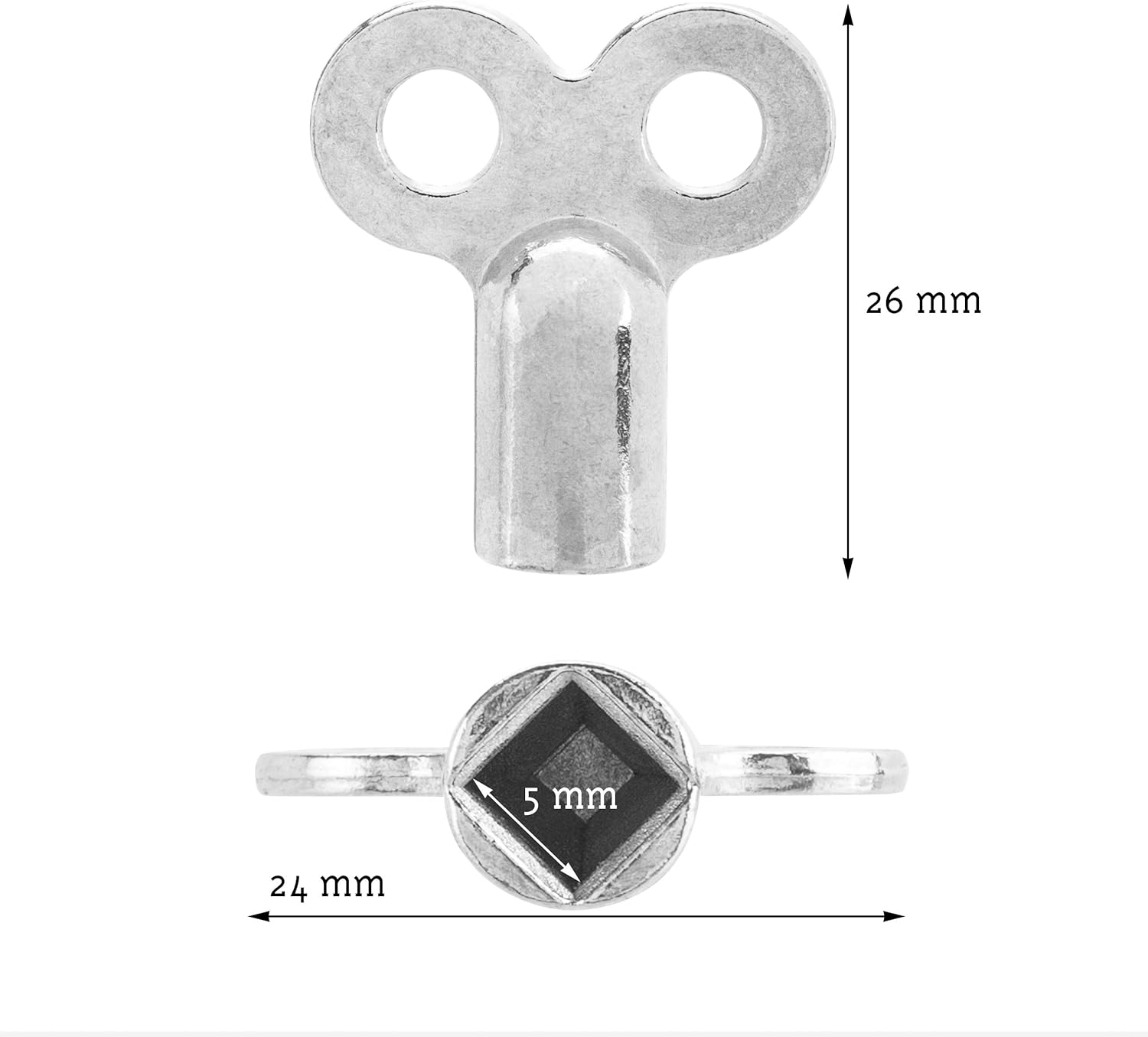 2x Radiator Key UK Radiator Bleed Key ideal for all Radiators