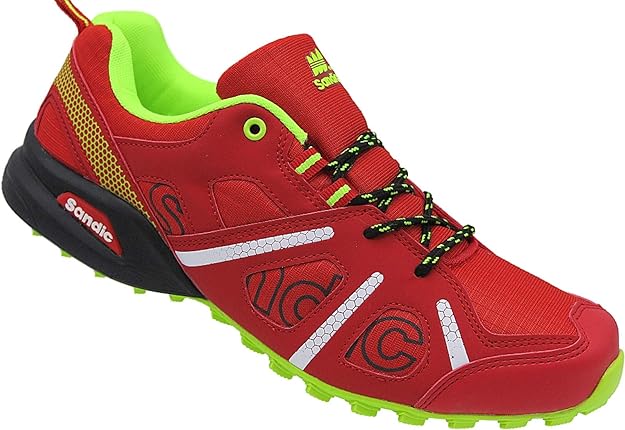 Herren Sportschuhe Sneaker Turnschuhe Schuhe Gr.41-46 Art.-Nr.2856 rot-grün