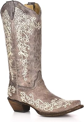 corral women's crater embroidery western boots