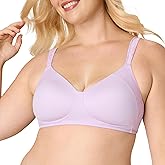 Playtex Womens Wireless Bra, Plus-Size T-Shirt Bras Available, Full Coverage, Moisture-Wicking, 4750