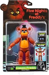 Jazwares Five Nights at Freddy's Classic Freddy 5-Inch Figure Jumpscare Glow