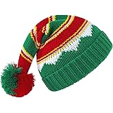 Zando Christmas Hats Adults for Women Men Santa Hat Adult Winter Santa Beanie Warm Christmas Hats Christmas Beanie Hat