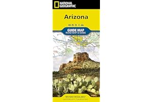 Arizona (National Geographic Guide Map)