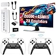 Wireless Retro Game Console Classic Plug and Play Retro Gaming Console with Built-in 23 Emulators 20000+ Games, 4K HDMI Output & 2.4G Wireless Controller Gamepad, Gifts for Christmas