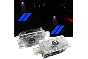 QIANJIANG 2Pcs/Set Car Door Lights for Dodge Charger 2010-present, Courtesy LED Ghost Shadow Light Projector Lamps Accessories (Blue)