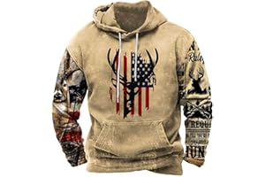 RAJONN Graphic Hoodies for Men Pullover Top Western Hooded Sweatshirts Aztec Hoodies Ethnic Print Raglan Sleeves Sweatshirt