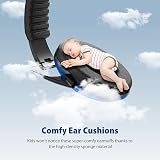 Dr.meter Kids Ear Defenders Noise Cancelling Headphones SNR 27dB Blue view 5