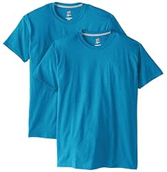 Hanes Men's 2 Pack X-Temp Performance T-Shirt, Neon