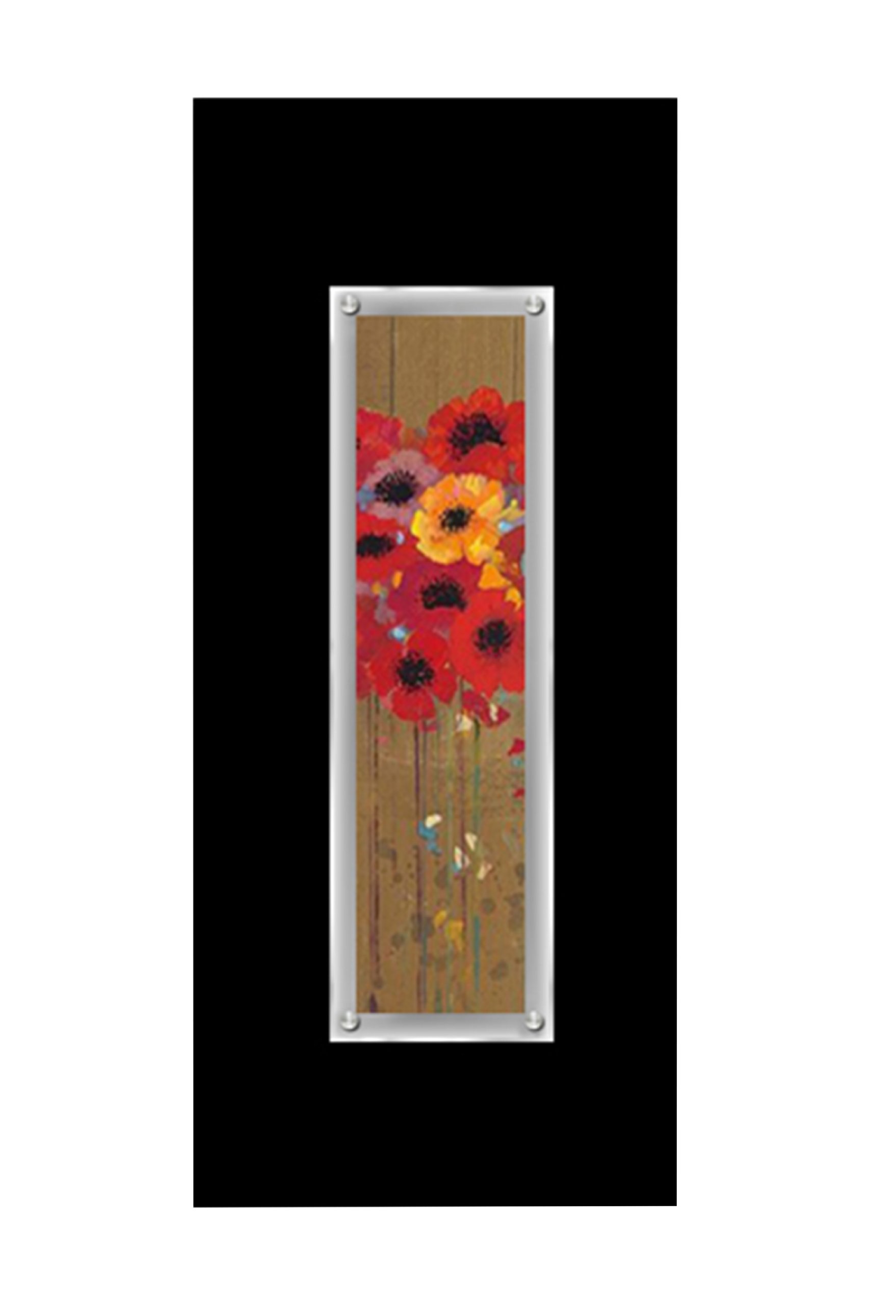 Premier Housewares Poppies Design Framed Wall Art