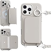 MAGEASY Designed for iPhone 16 Pro Max Wallet Case 6.9" - Detachable Wallet Case with Crossbody Strap, 16ft Ultimate Drop Protection, [The Only Phone Case with Purse Compatible with MagSafe] | Pouch M