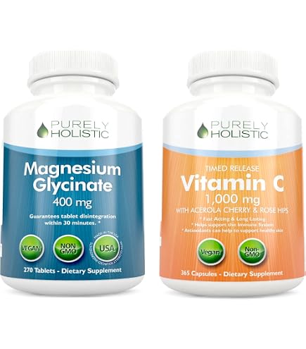 Amazon.com: Purely Holistic Magnesium Glycinate 400mg + Super