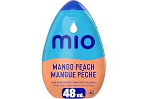 mio Mango Peach Liquid Water Enhancer, 48 mL Bottle (Pack of 12)