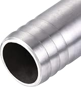 sourcing map 304 Stainless Steel Barb Hose Fitting Straight Coupler Tubing view 4