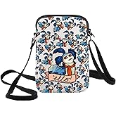 WZMPA Funny Ello Worm Crossbody Bag Magic Maze Worm Fans Gift Sarah & Jareth Shoulder Bag Whimsy Worm Merchandise