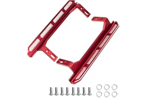 2Pcs Vgoohobby Metal Side Pedal Step Running Board Foot-Plate Compatible with Traxxas TRX4 2021 Bronco 1/10 RC Crawler Body S