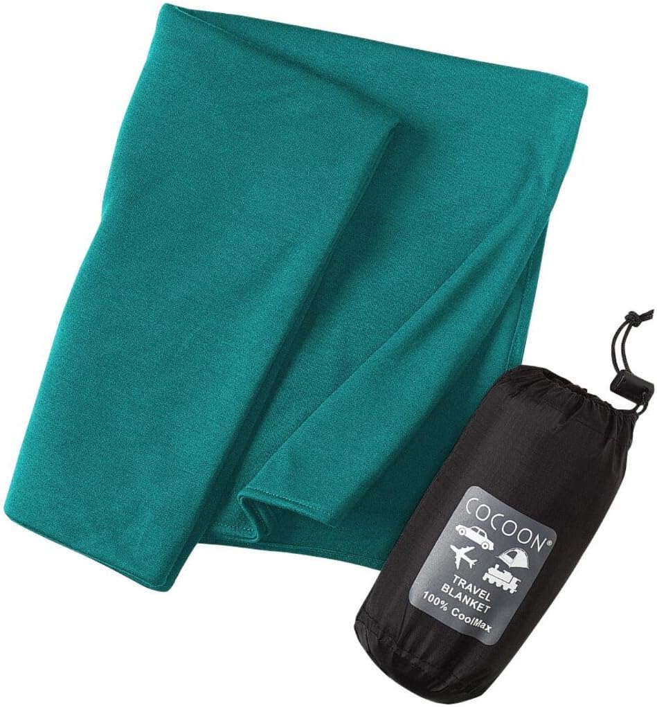 Cocoon Coolmax Travel Blanket (Peacock Green) Home & Kitchen