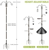 Urban Deco Bird Feeding Station with Squirrel Baffle Heavy Duty Kit view 5